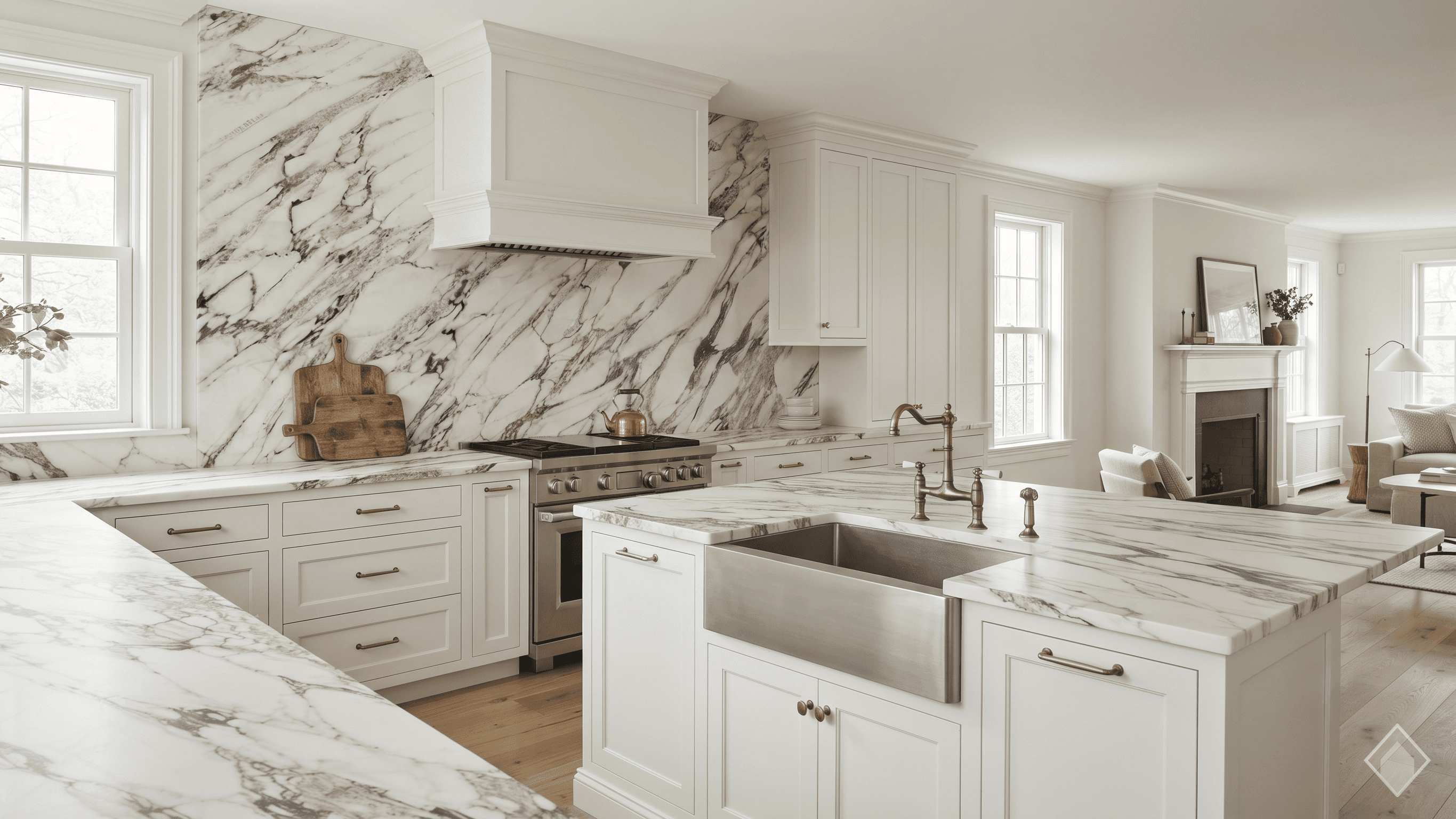 GFO Quartz Calacatta Corchia Quartz quartz slab