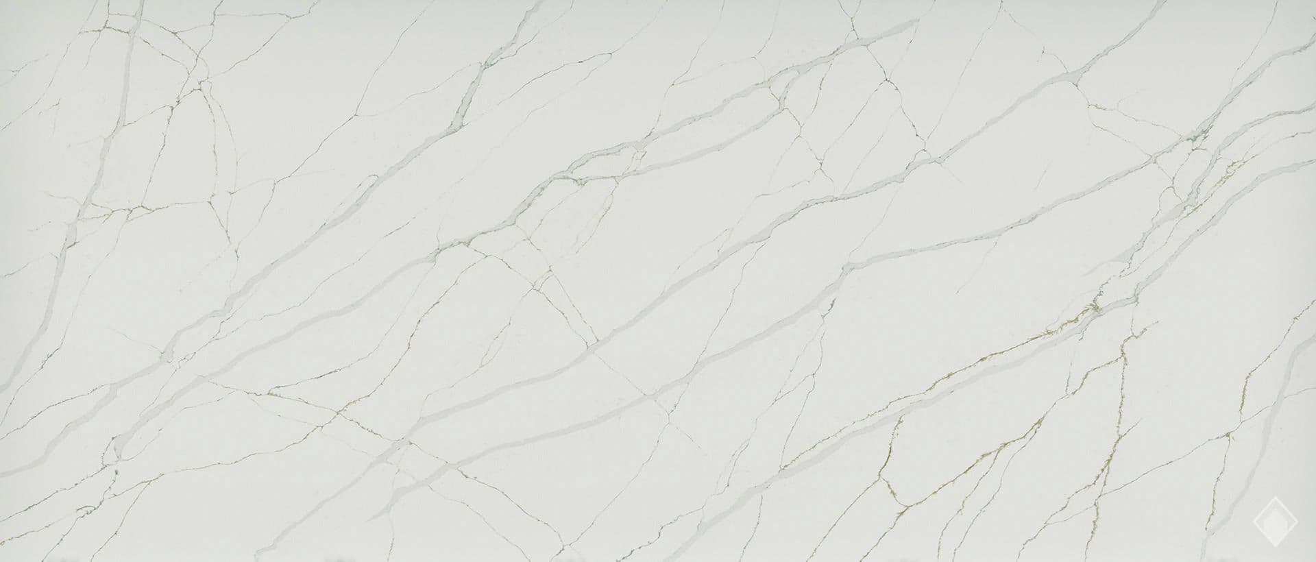 GFO Quartz Calacatta Verde quartz slab